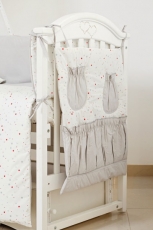 Постільний комплект 8 ел Twins Standard New 4050-CN-039-10, Зірочка сіра